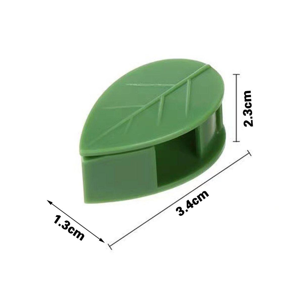 10pcs Adhesive Wall Clips for Plant Climbing Indooroutdoor Vine Green