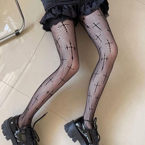 Black Sexy Tights Woman Fishnet Stockings Mesh Leggings 6111