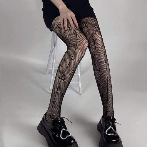 Black Sexy Tights Woman Fishnet Stockings Mesh Leggings 6111