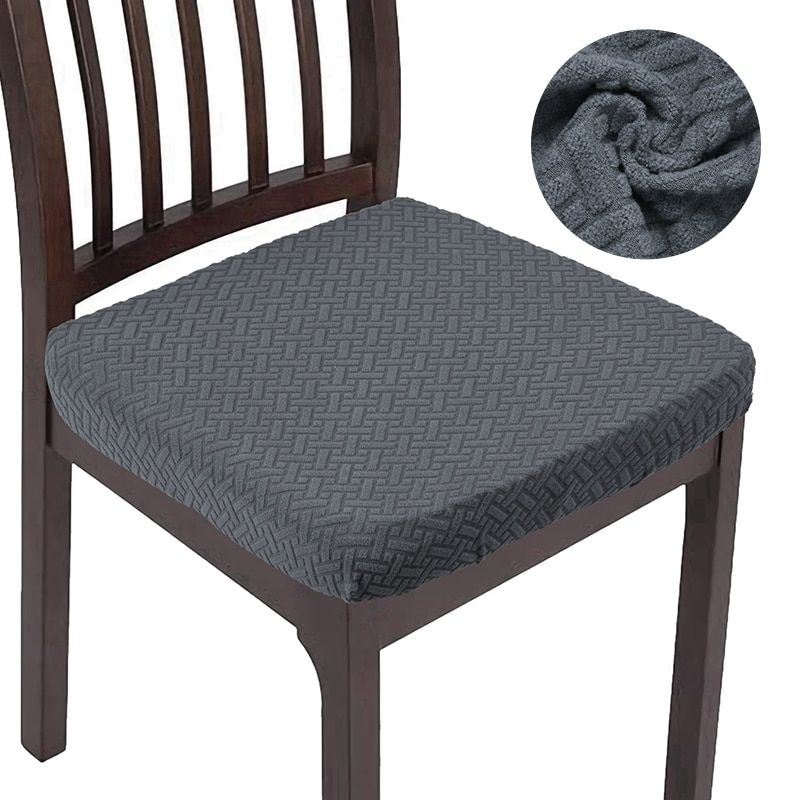 Seat Cushion Covers Wooden Dining Chair Slipcover  T