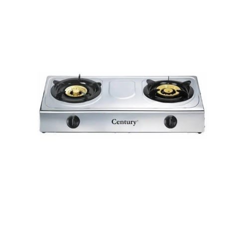 Double Burner Stainless Table Top Gas Cooker