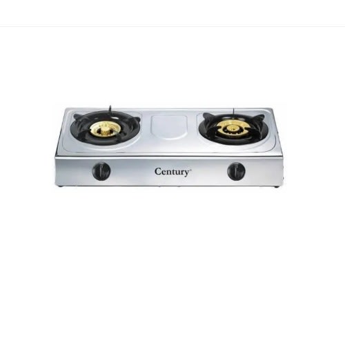 Double Burner Stainless Table Top Gas Cooker