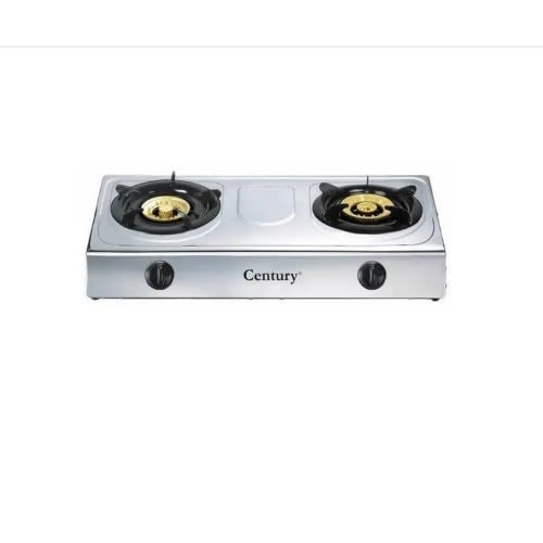 Double Burner Stainless Table Top Gas Cooker