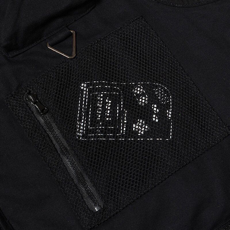 Bonita Vida Utility Multi Zipper Pockets Sleeveless Jackets Tool Jacket