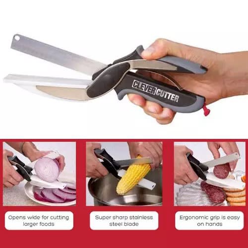 Smart Cutter 2 In 1 Knife And Cutting Board