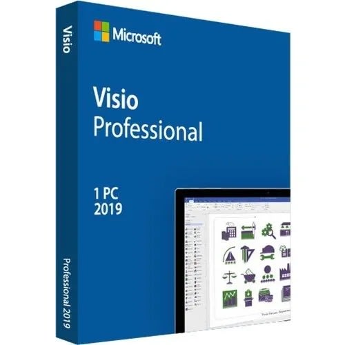 Microsoft Visio Professional 2019 - 1 User - 1 Year