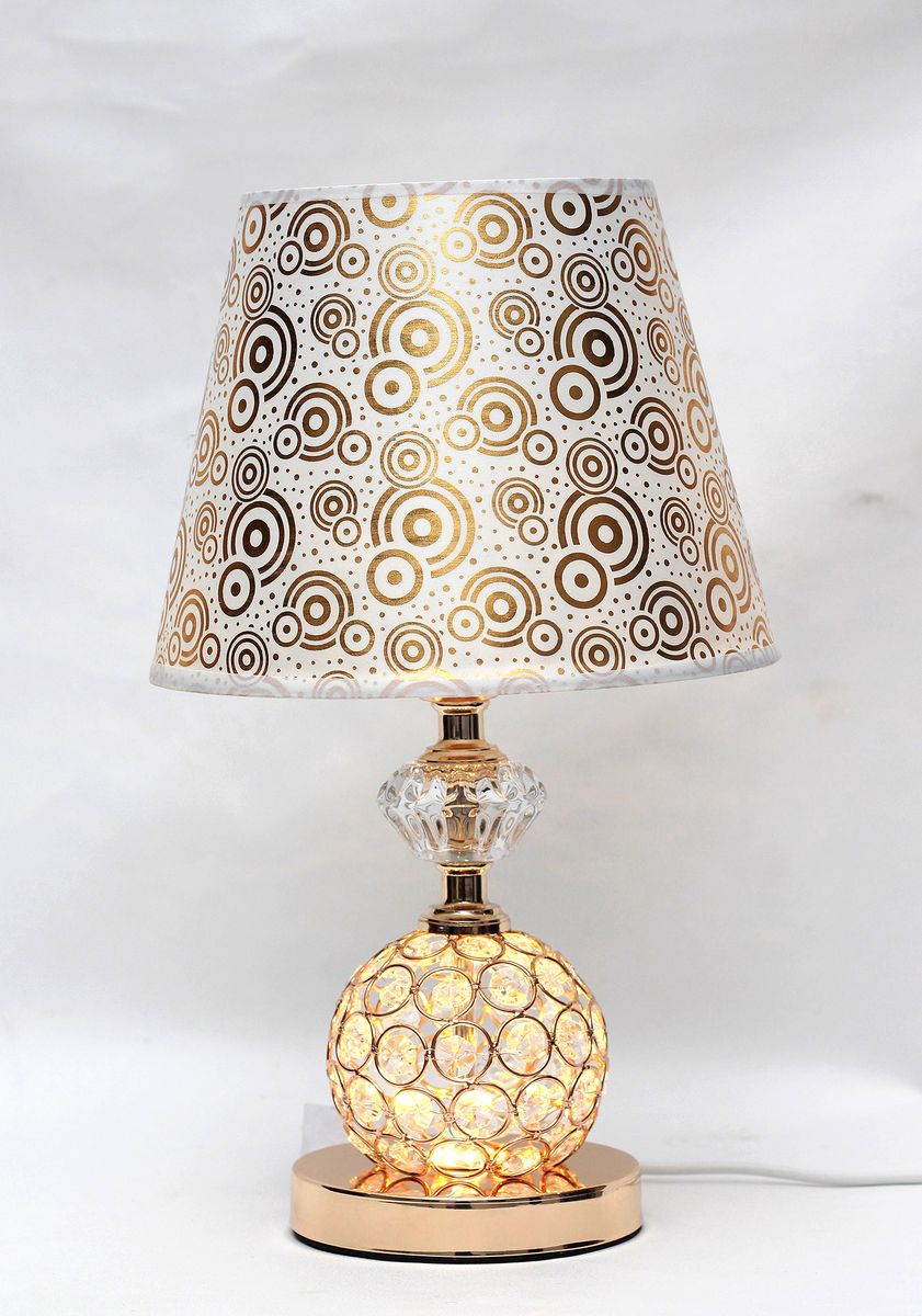 Crystal Bedside Table Lamp - 2pcs