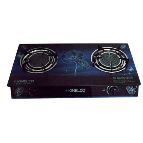 2 Burner Glass Gas Cooker - Table Top