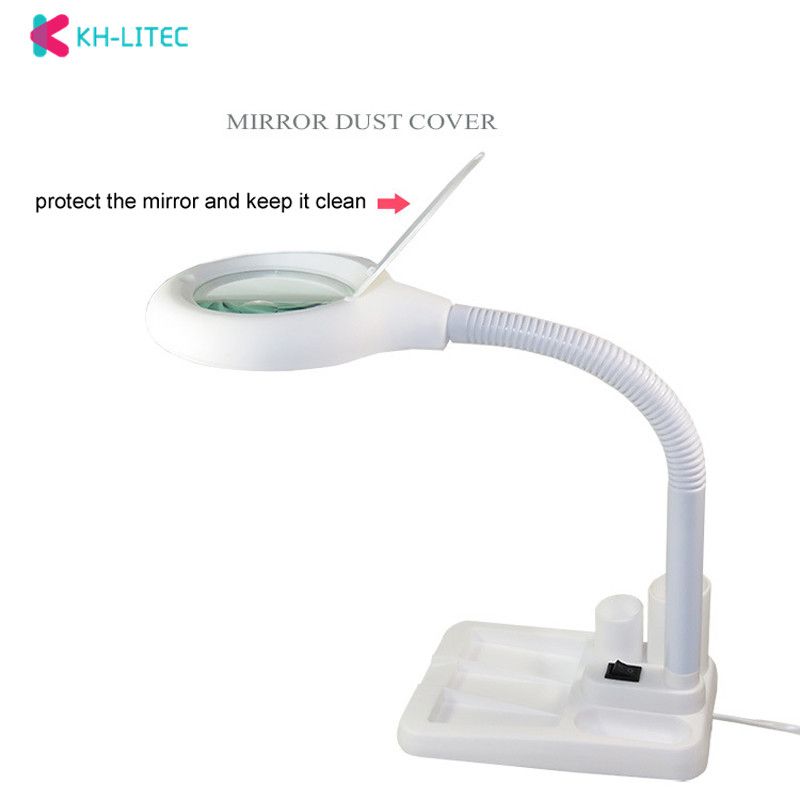 Flexible 5X 10 EU Plug 40 LED Lights Magnifying Glass