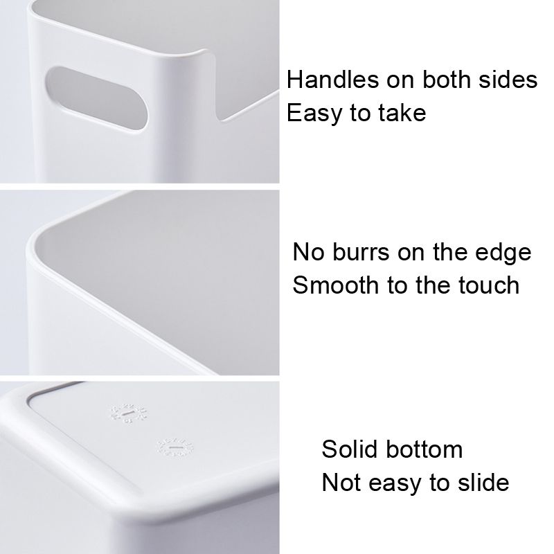 2 PCS Multiple Use Category Storage Box Narrow Side Small