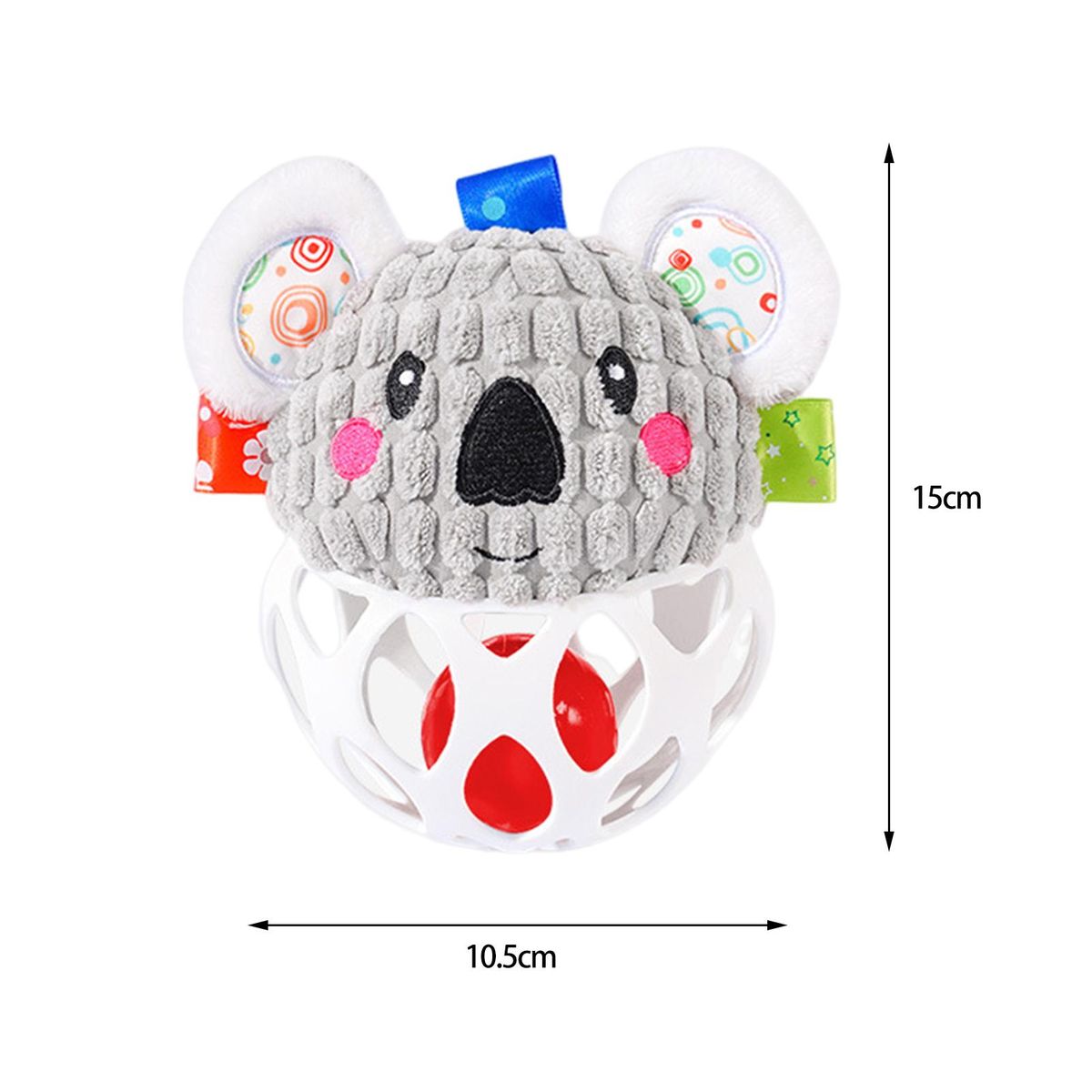 Baby Catch Ball Children Catch Ball Soft Grasping Toy White