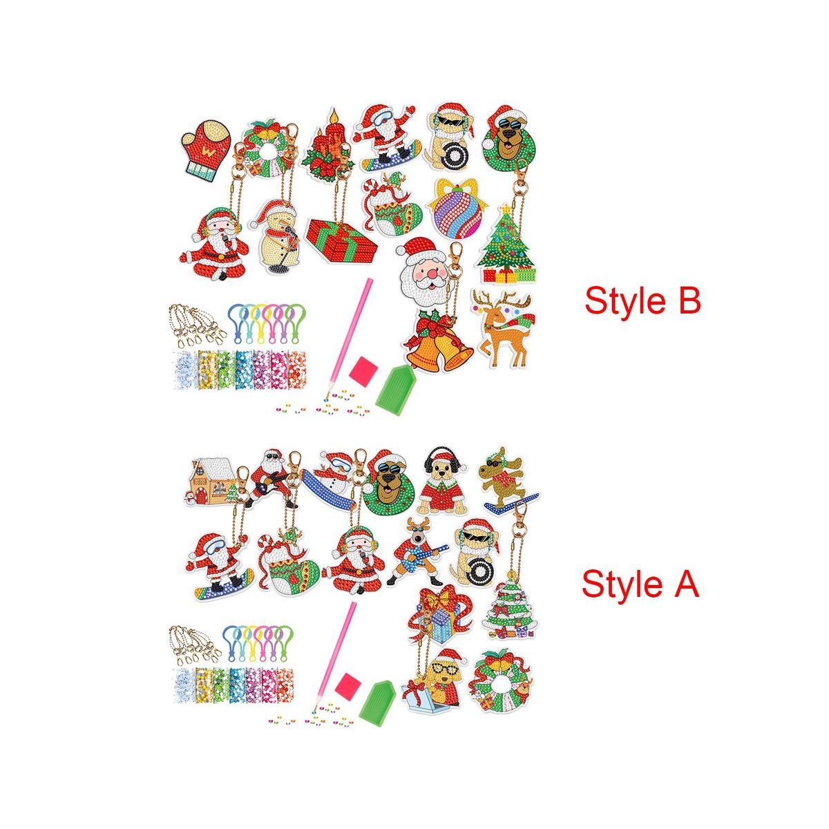 Mystery Keychains Painting Box For Kids And Adults Style A