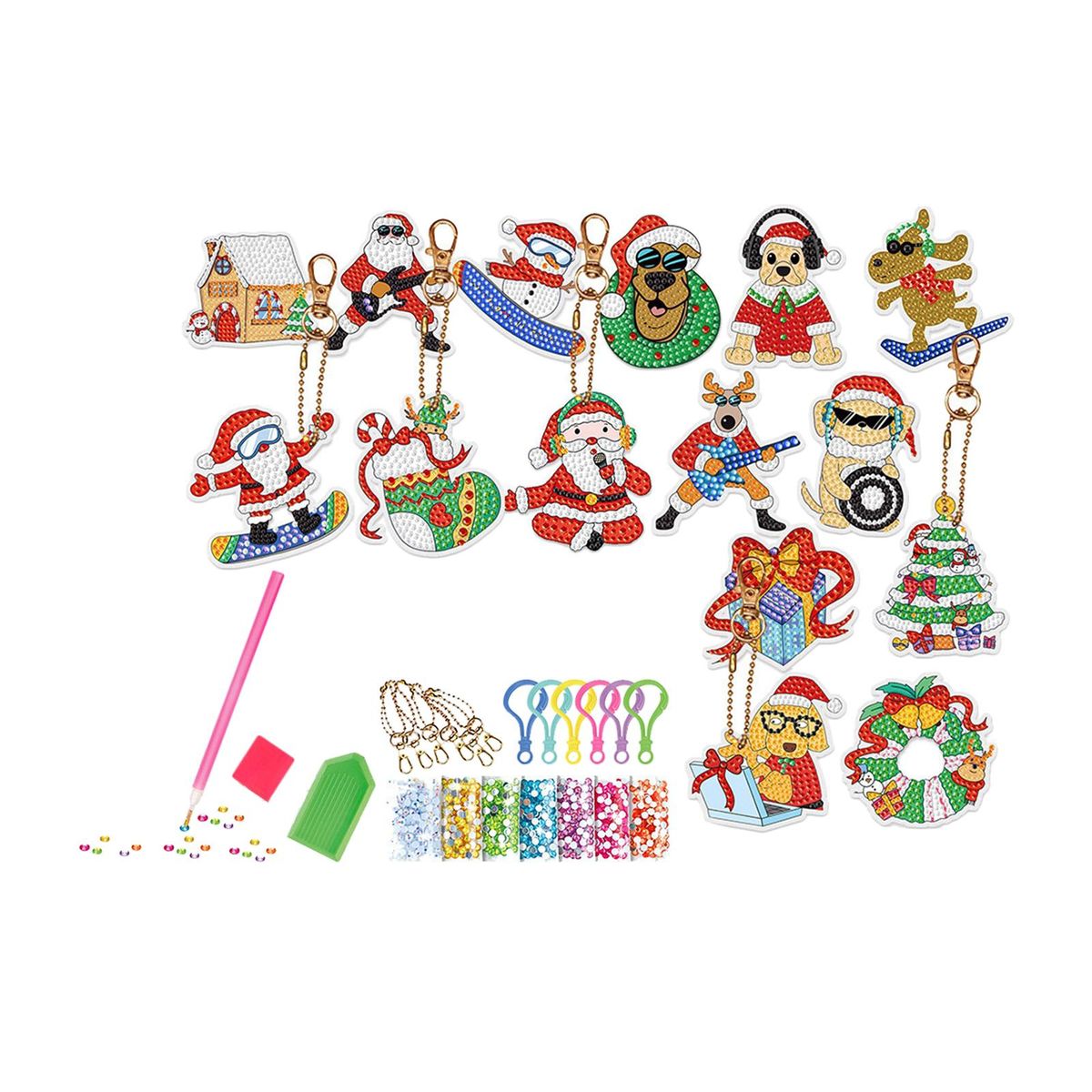 Mystery Keychains Painting Box For Kids And Adults Style A