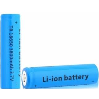 Rechargeable Lithium Battery - 2Pcs - 3800mAh 3.7V 18650