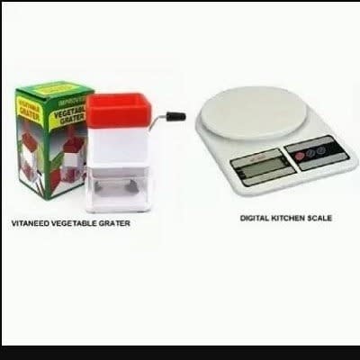 Digital Kitchen Scale + Free Vegetable Grater
