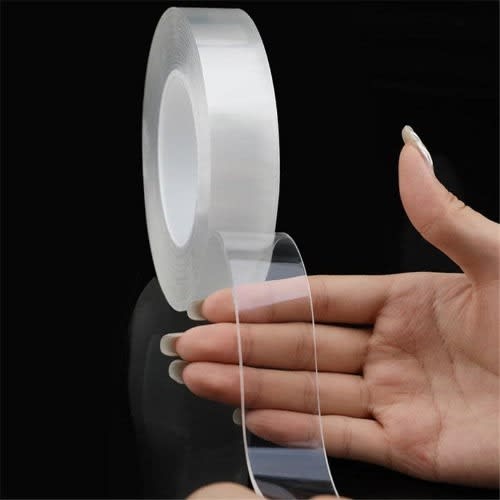 Super Strong Double Sided Nano Reuse-able Magic Adhesive Tape - 1M