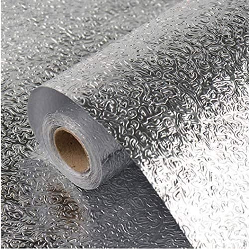 N&a Kitchen Pvc Self-adhesive Wallpaper, Oil-proof Foil Wall Sticker, Stove Countertop Wat