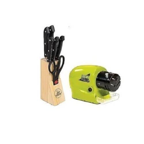 Knife And Knife Sharpener