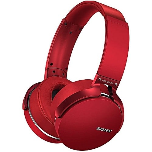 Extra Bass Music Headset- Red