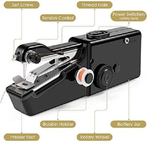 Handy Stitch Cordless Sewing Machine - Black