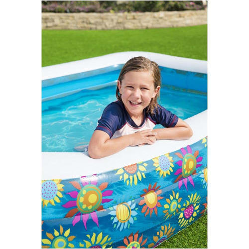 Floral Rectangular Pool 2.29m X 1.52m X 56 Cm