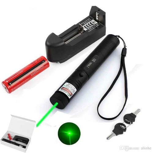 Laser Pointer Pen - Green Light Beam