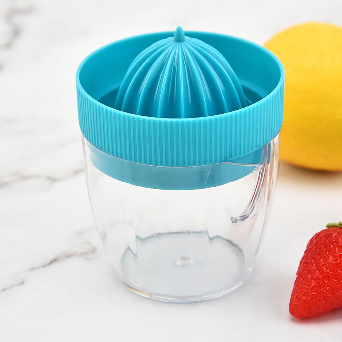 Squeezer Orange Lemon Juice Manual Juicer Blue
