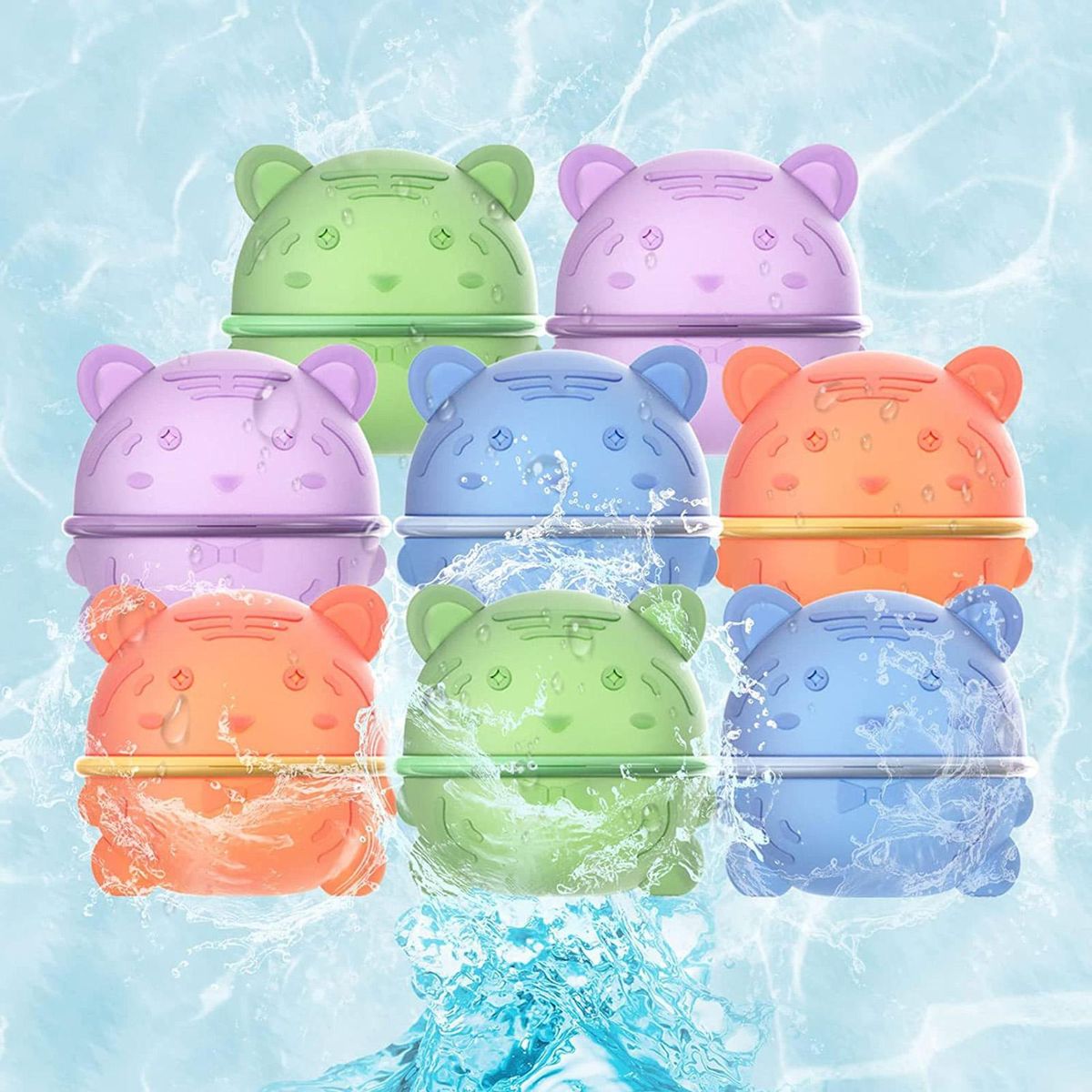 Endless Water Fun Reusable Silicone Water Balloons Kids for Exciting Red