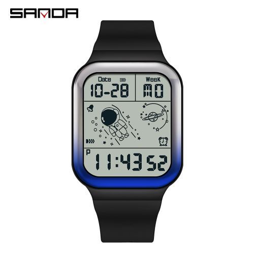 Fashion Men's Watches Digital Sports Wristwatch Male Clock 6052