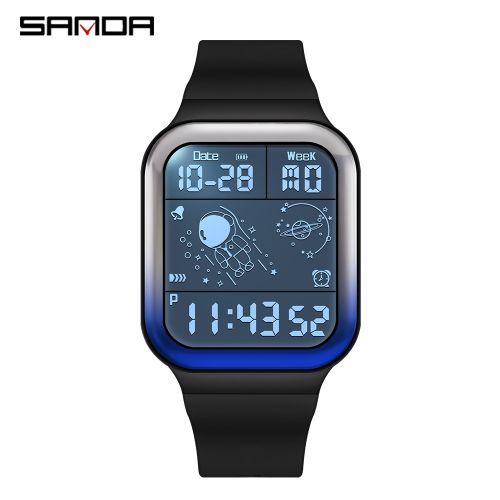 Fashion Men's Watches Digital Sports Wristwatch Male Clock 6052