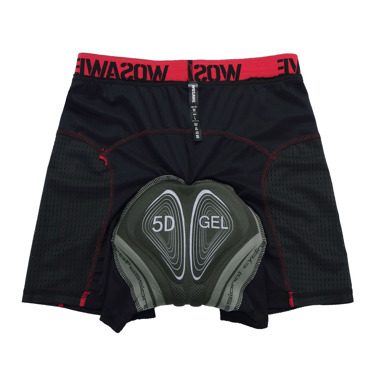 Men Cycling Underwear Shorts Breathable Mesh Cycling  Pad