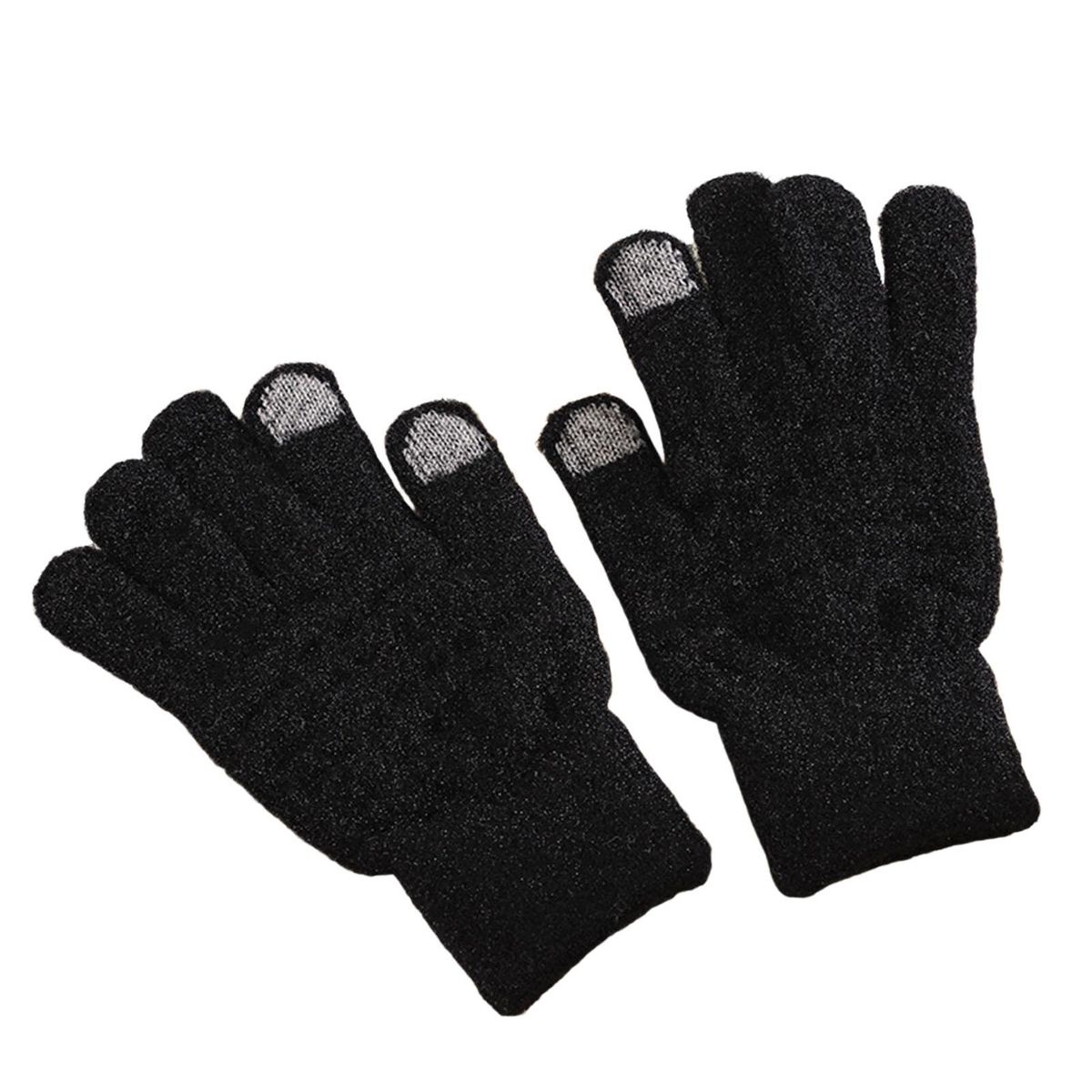 1 Pair Bicycle Autumn Winter Men Women Motorcycle Riding Black