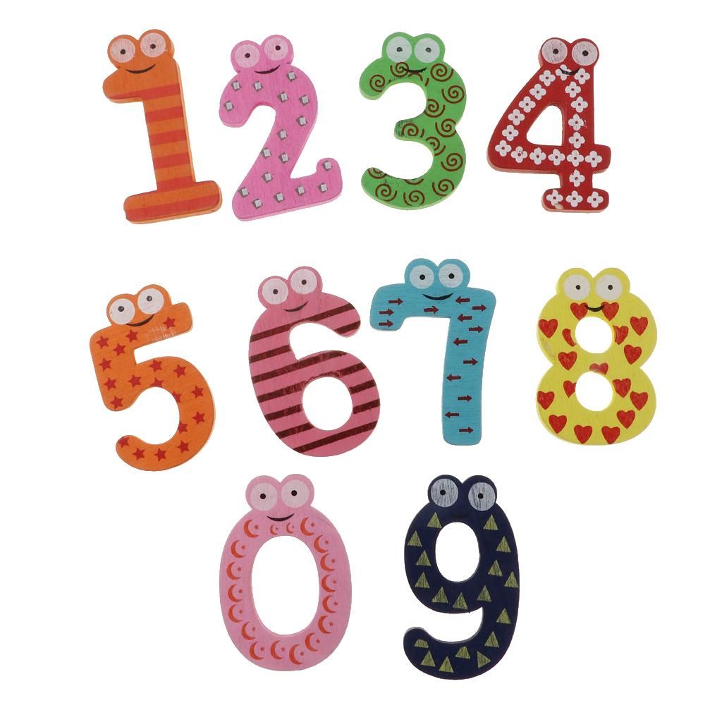 Set Of 2 Cartoon Animals Wooden Alphabet And Numbers-