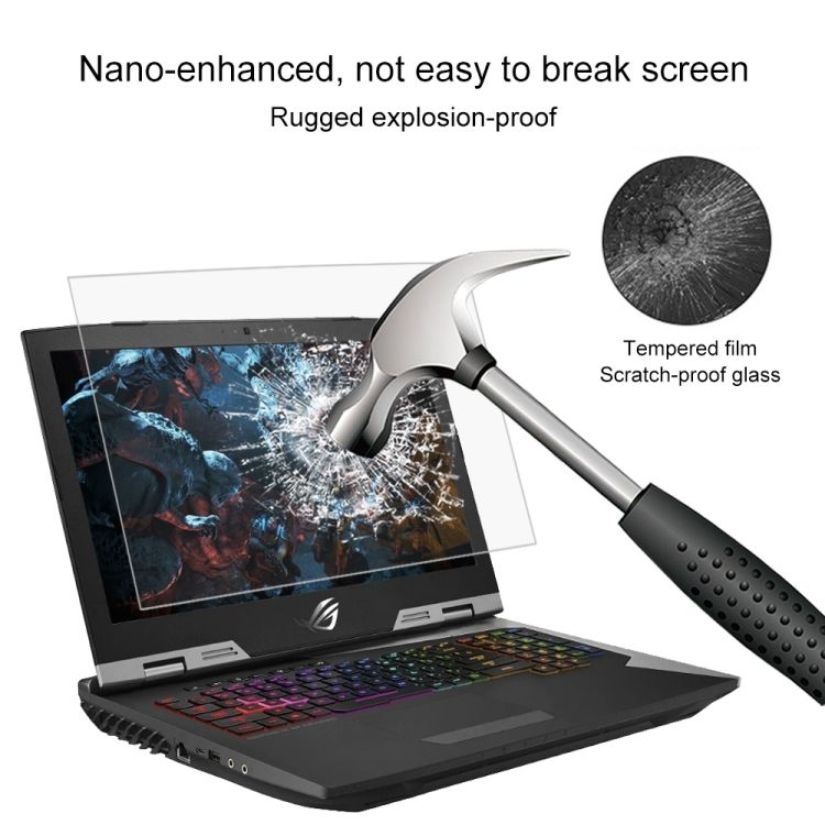 Laptop Screen HD Tempered Film For ASUS ROG G703 17.3 Inch