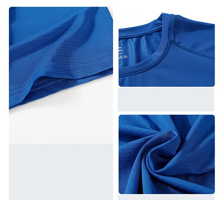 Breathable Stretchy  Outdoor Sports Run Gym O-neck Short Sleeve Men Jersey T Shirt