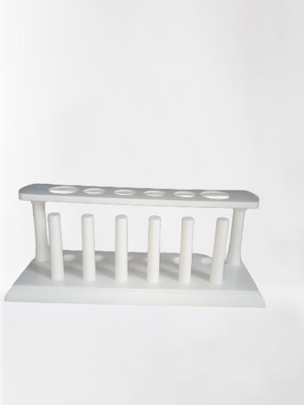 Excellent Quality White Plastic Laboratory Tube Rack