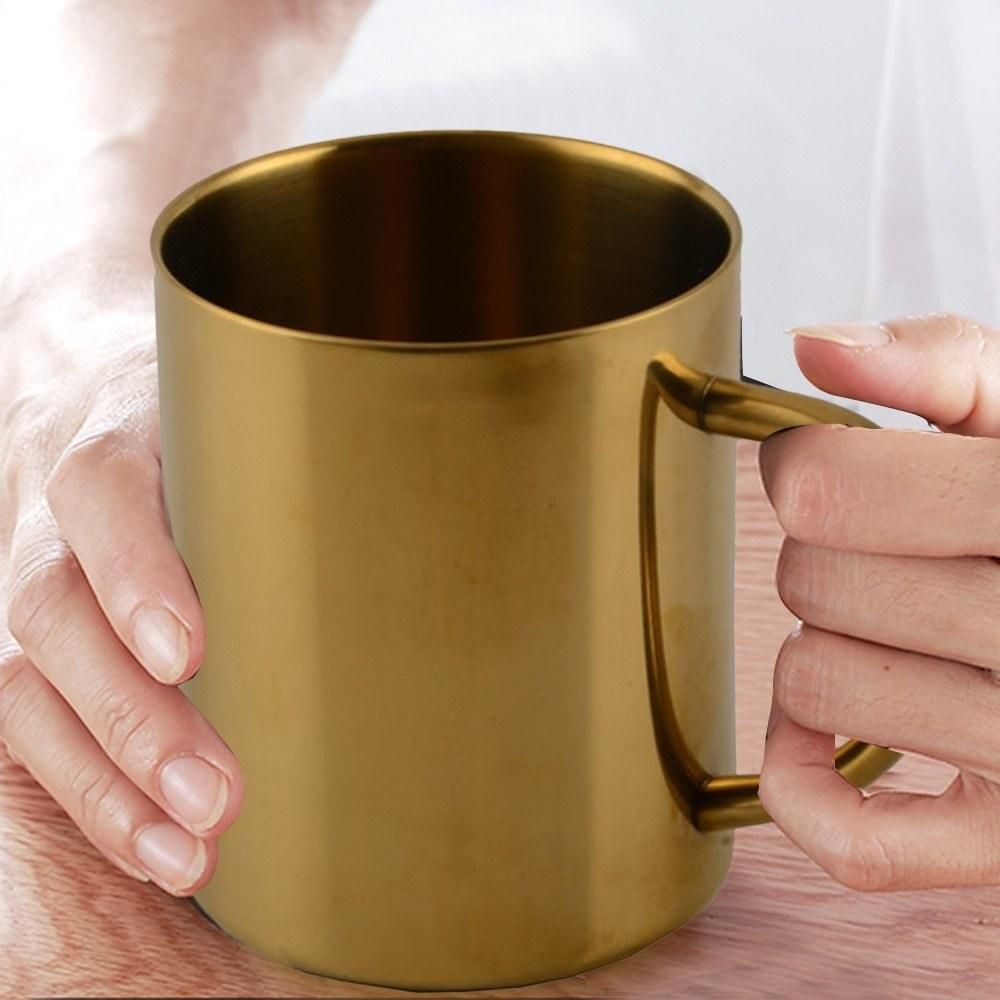 Stainless Steel Cups 400ml Pint Drinking Cups Metal Drinking Glass Water Cup for Kids and Adults