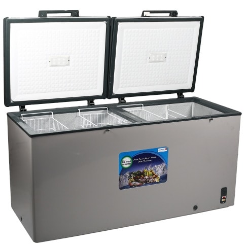 Double Door Chest Freezer -410 Liters