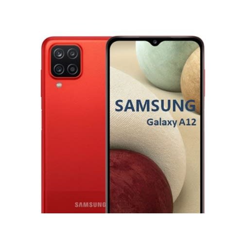Galaxy A12 - 6.5'' - 128GB ROM - 4GB RAM - Dual Sim - 4G LTE - 48MP - 5000mAh - Fingerprint - Red