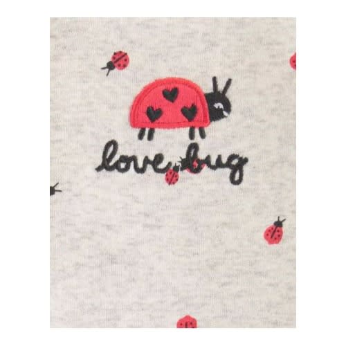 Baby Girl Love Bug Bodysuits And Matching Pant 3 Set