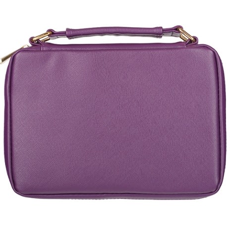 Bible Cover Lux-Leather Purse-Purple