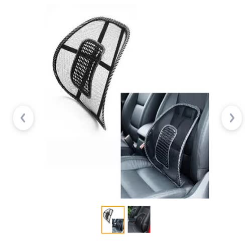 Office Chair &  Cushion Lumbar Back Support