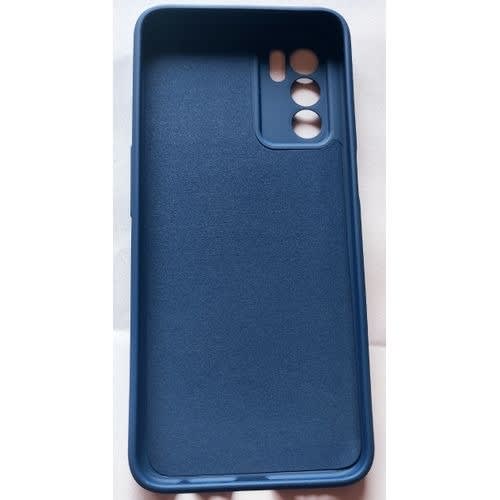 Silicone Back Case For Oppo A16 - Blue