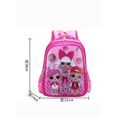 Lol Surprises 3d Pvc School Bag Backpack-M- 38cm