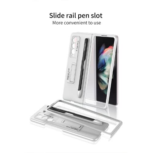 Back Case With Pen Holder And Kickstand 2022 For Samsung Galaxy Z Fold 3