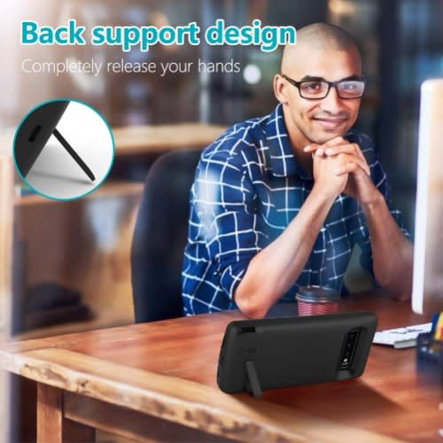 Rechargeable Battery Charging Case For Samsung Galaxy S10 Plus - 6000mAh