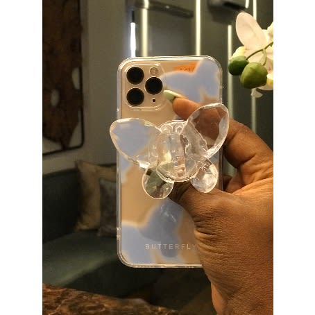 Butterfly Popsocket Phone Case For Iphone 11
