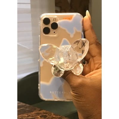 Butterfly Popsocket Phone Case For Iphone 11