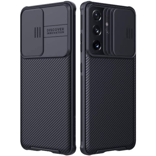 Nillkin Galaxy S21 Ultra Camshield Case With Slide Camera Cover -Black