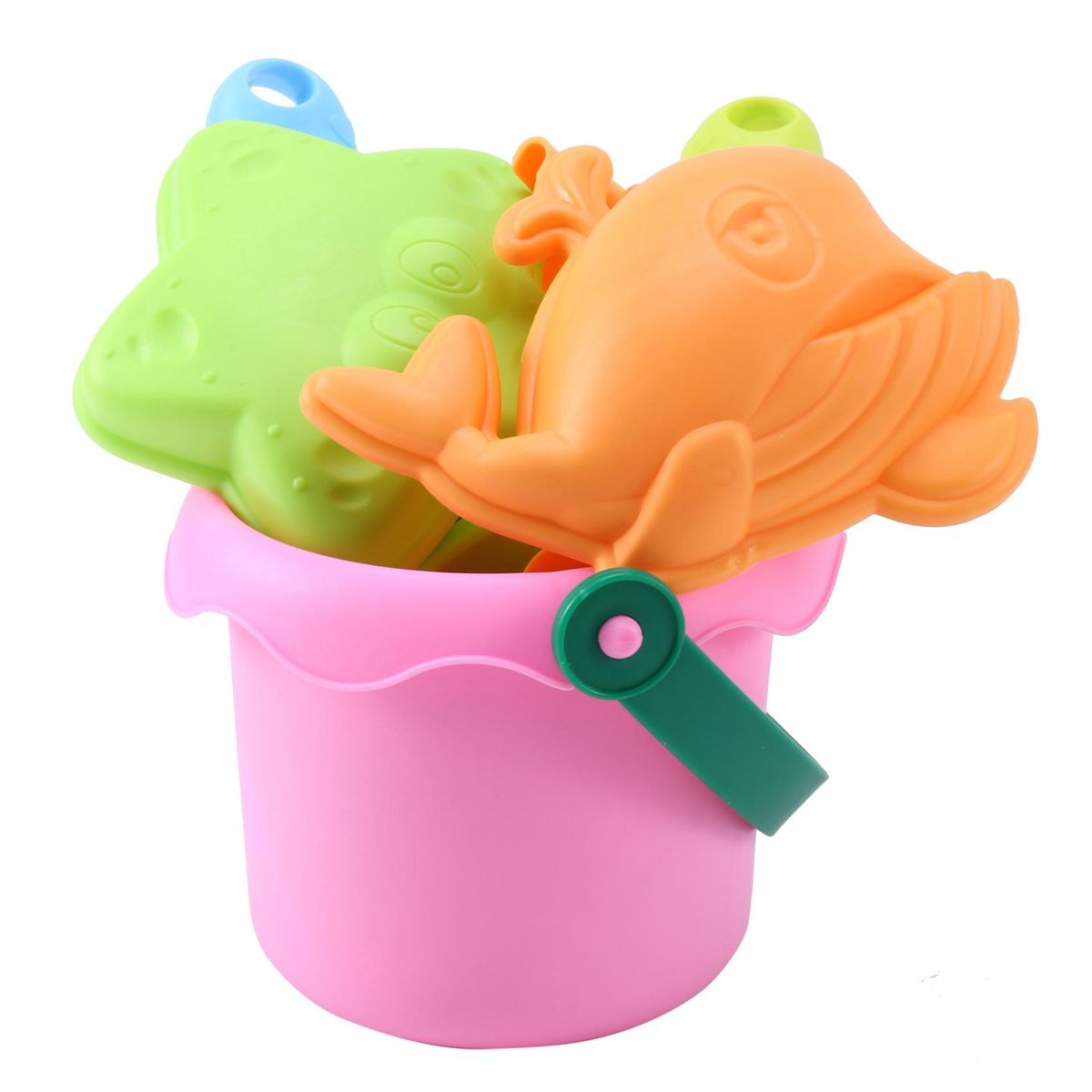 Summer TPE Kids Beach Castle Bucket Spade Shovel Rake Water